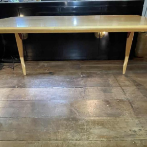 DICK EVERS pour LEOLUX, Ensemble Table ' Xingu ' & 4 Chaises ' Giselle ',1993