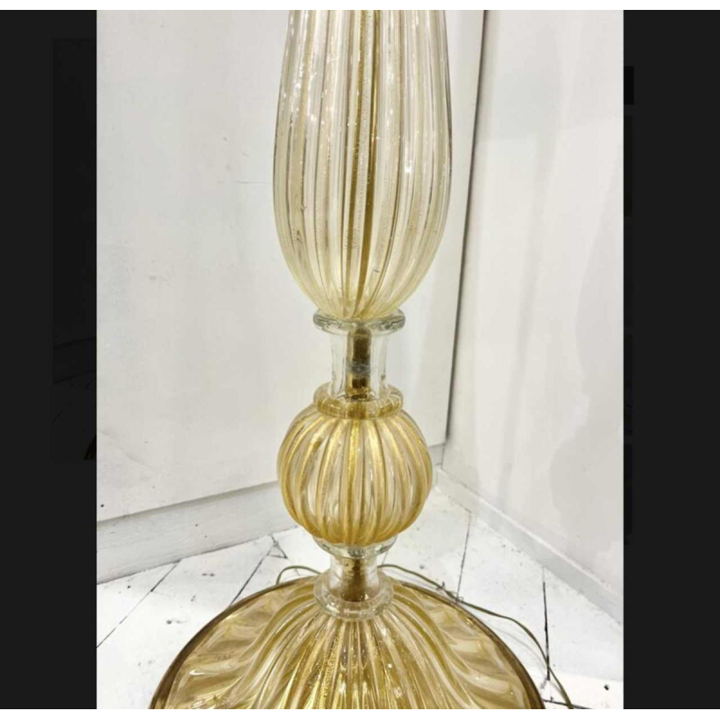 Seguso Vetri d'Arte, staande lamp van Venetiaans glas, circa 1940