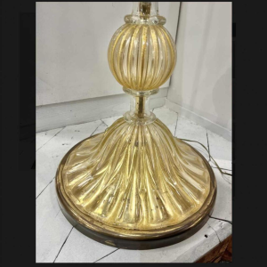 Seguso Vetri d'Arte, floor lamp in Venetian glass, circa 1940