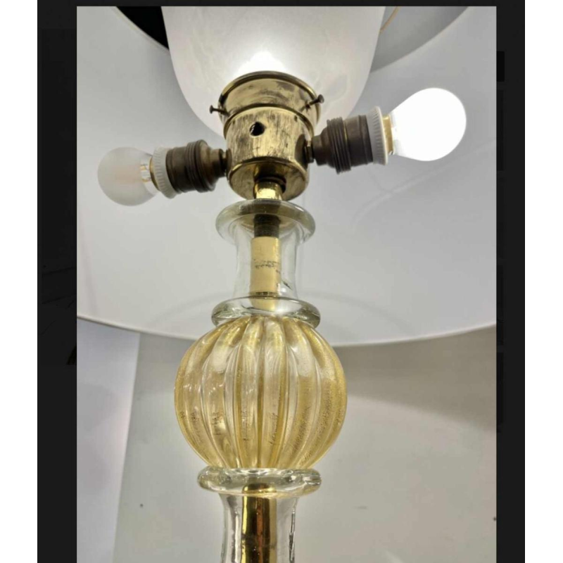 Seguso Vetri d'Arte, floor lamp in Venetian glass, circa 1940