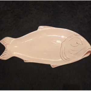 Art Deco Longwy earthenware fish service