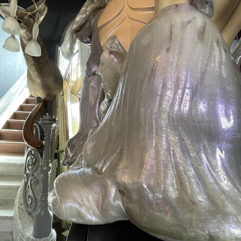 REMO PINTUS 'Couple au coquillages' Sculpture Fantastique en Polystirolo, 1970s