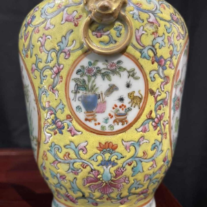 Pair of Chinese porcelain vases 19th, century