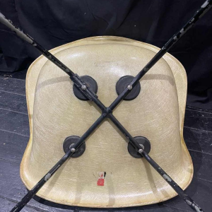 Charles and Ray Eames for Zenith, Dax fibreglass armchair, 1st edition, 1950