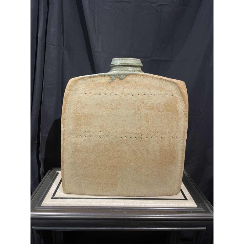 Pierre CULOT, Vase "Gourde" monumental en grès émaillé, ca 1970