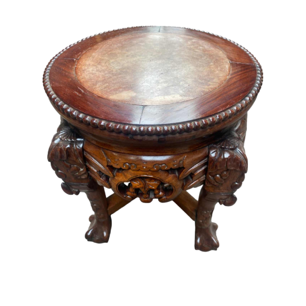 Small Chinese table with marble