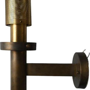 Glashütte Limburg, paar wandlampen, glazen bollen, ca 1970