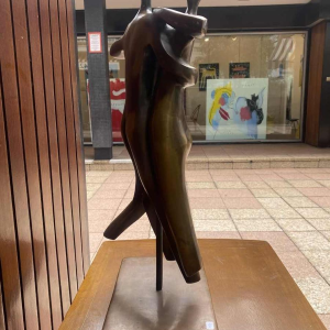 Miriam Garnier "Danseurs de Tango" sculpture en bronze, 20ème siècle