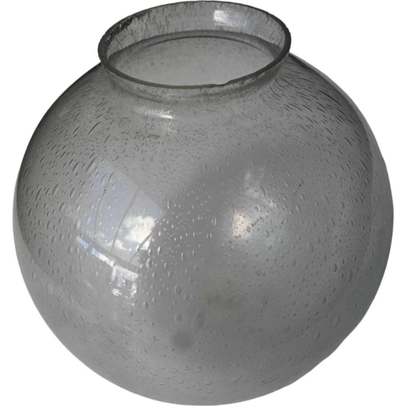 Glashütte Limburg, paar wandlampen, glazen bollen, ca 1970