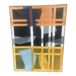 Jacques Simon, Abstract schilderij, olieverf op doek