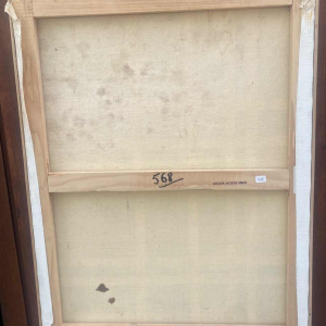 Jacques Simon, tableau Abstrait, huile sur toile