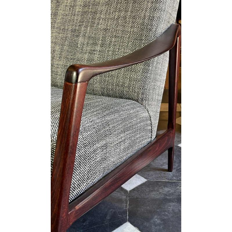 Pair of Fully Restored Vintage Armchairs, Scandinavian Design, ca 1950