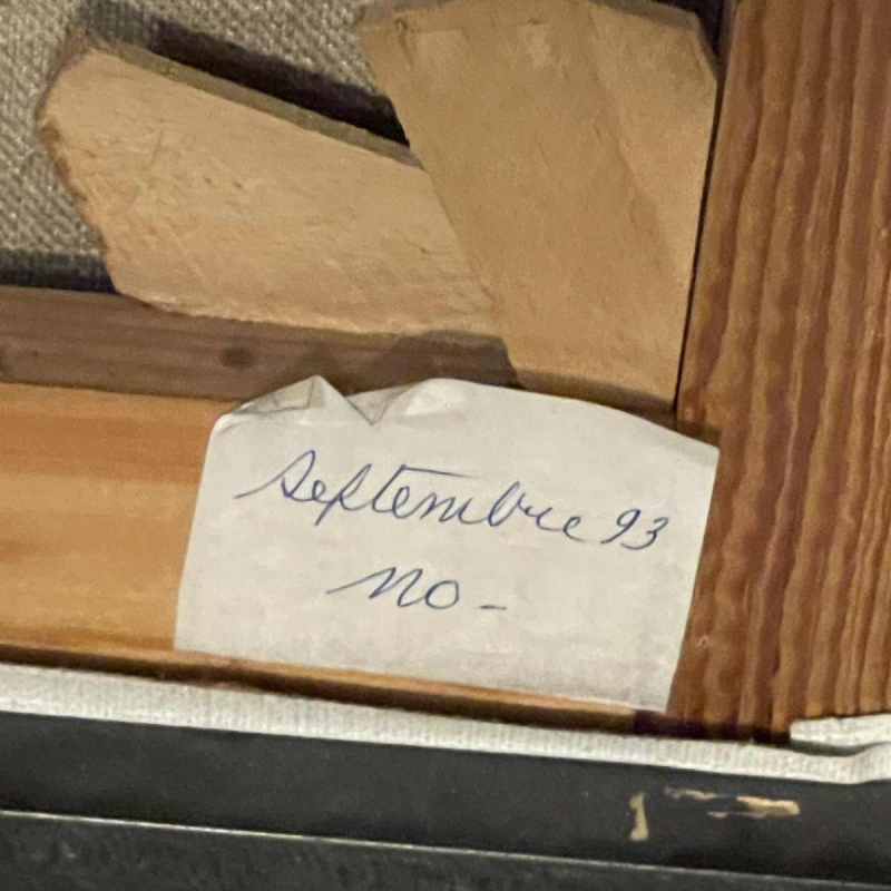 Michel Van de Velde Métamorphose marine realistic and fantastic painting, oil on canvas, 1993