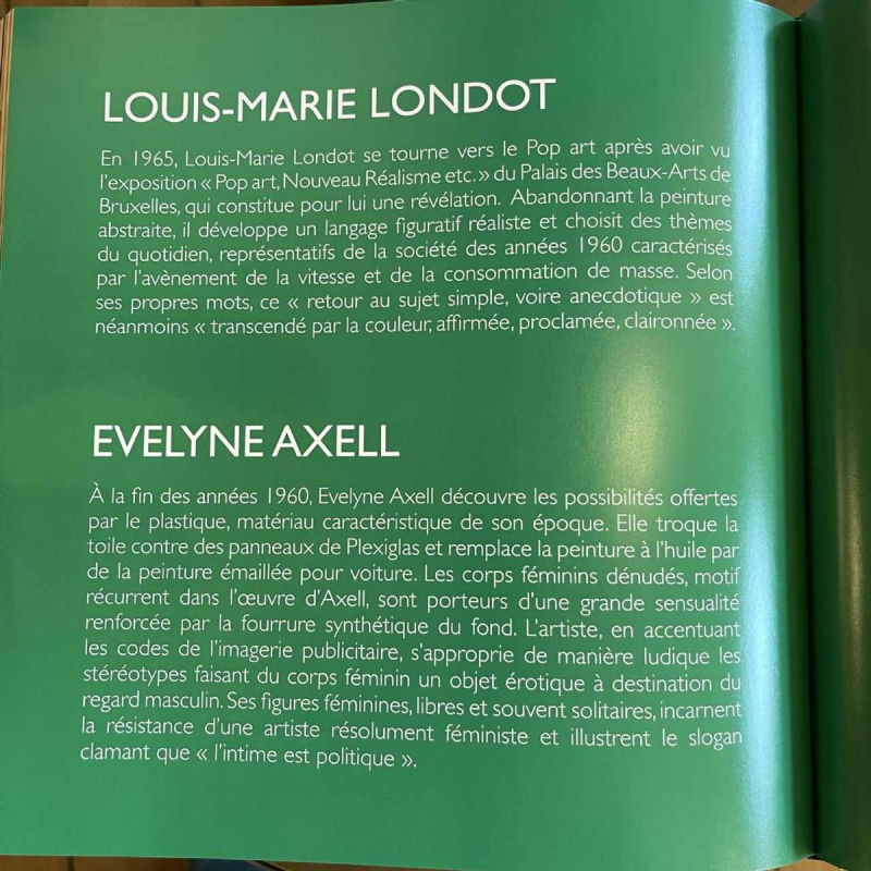 LOUIS-MARIE LONDOT "voir et revoir" Belgisch Pop'Art schilderij Olieverf op doek