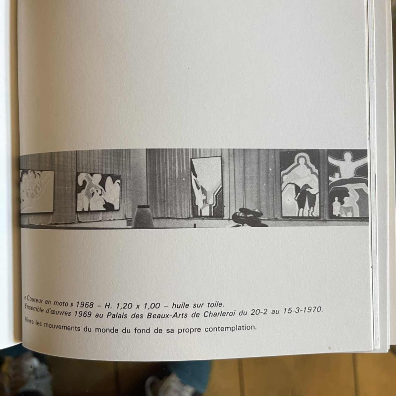 LOUIS-MARIE LONDOT "voir et revoir" Belgisch Pop'Art schilderij Olieverf op doek