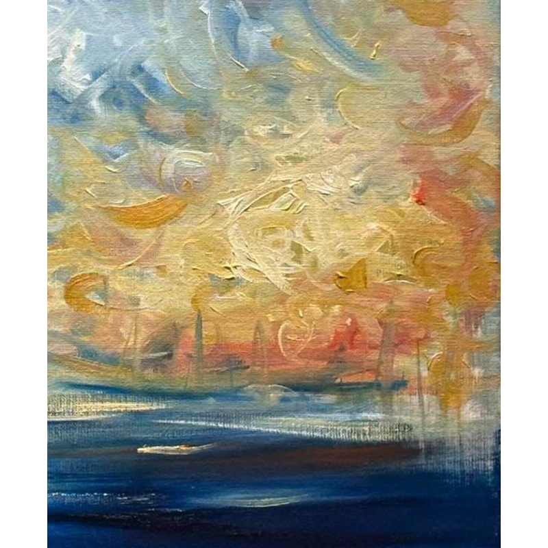 Jonathan Caesar - Olieverf op doek - Compositie