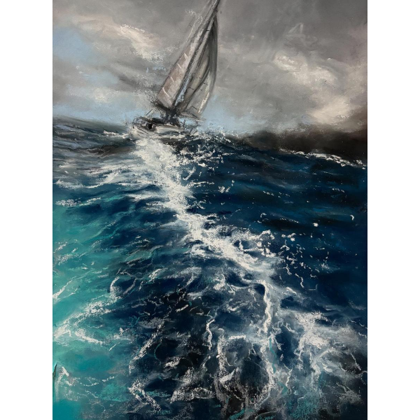 Jonathan De Cesare, Pastel on paper