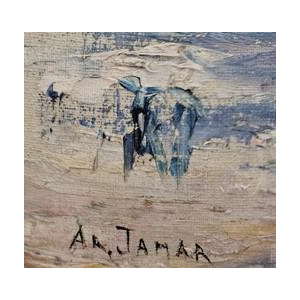 Armand Jamar, Paris, huile sur panneau, 1923