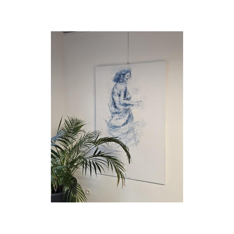 Jonathan DE CESARE - Composition 2025 - Diptych - Mixed media on canvas