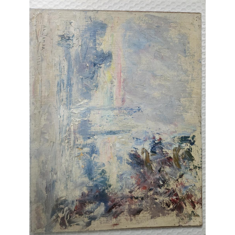 Armand Jamar, Paris, oil on panel, 1923