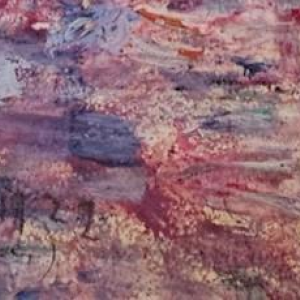 Armand Jamar, Intérieur d’église, huile sur toile, 1922