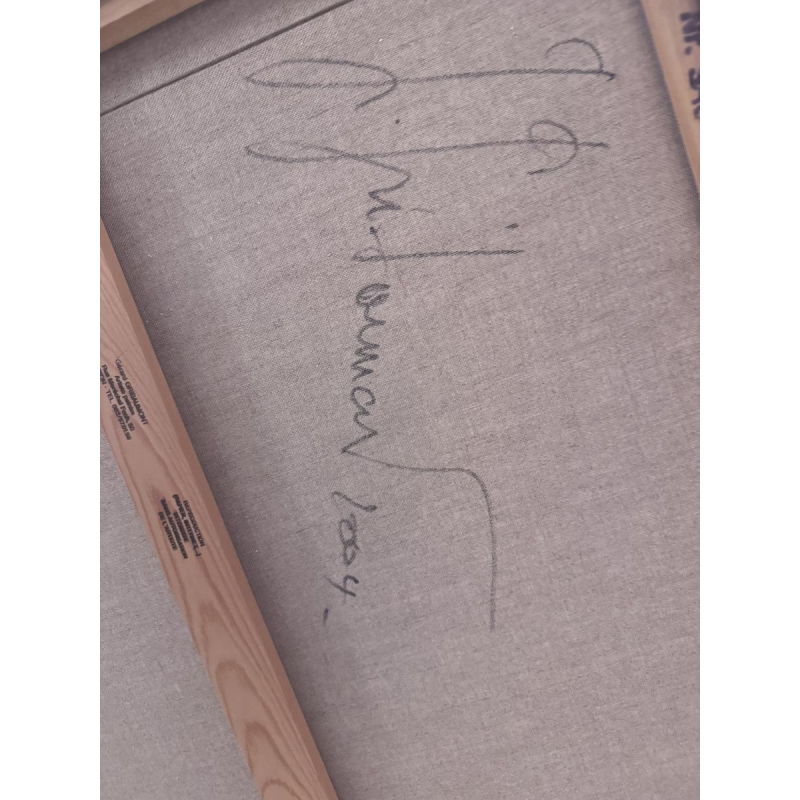 Gérard Gribaumont “Het plukken van paardenbloemen”, olieverfschilderij op doek, 2004