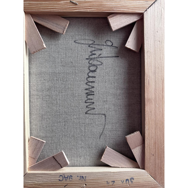 Gérard GRIBAUMONT «Les 2 amis» tableau huile sur toile