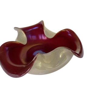 Seguso Vetri d'Arte (attribué à), coupe trilobée, Murano 1950s