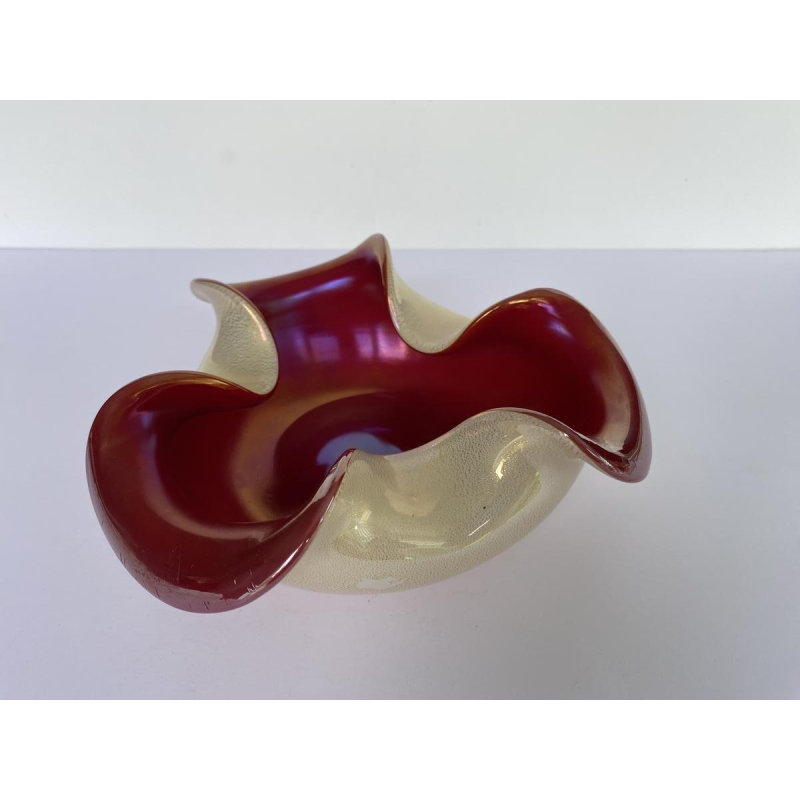 Seguso Vetri d'Arte (attribué à), coupe trilobée, Murano 1950s
