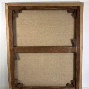 German School (attributed to), oil on canvas, romantic landscape with traveler, circa 1890-1910