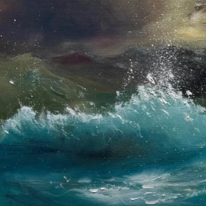 Jonathan De Cesare - Cap vers la clarté - Huile sur toile - 2026