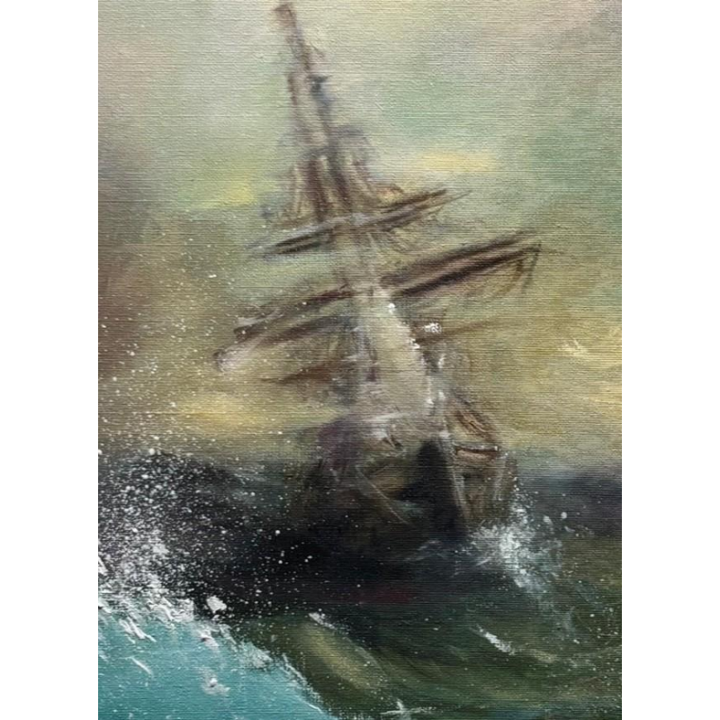 Jonathan De Cesare - Op weg naar helderheid - Olieverf op doek - 2026