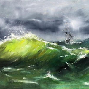 Jonathan De Cesare - Groen van Hoop - Olieverf op doek