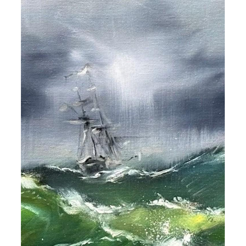 Jonathan De Cesare - Groen van Hoop - Olieverf op doek