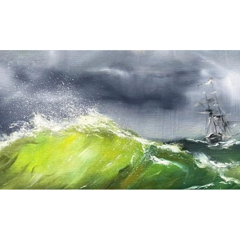 Jonathan De Cesare - Green of Hope - Oil on canvas