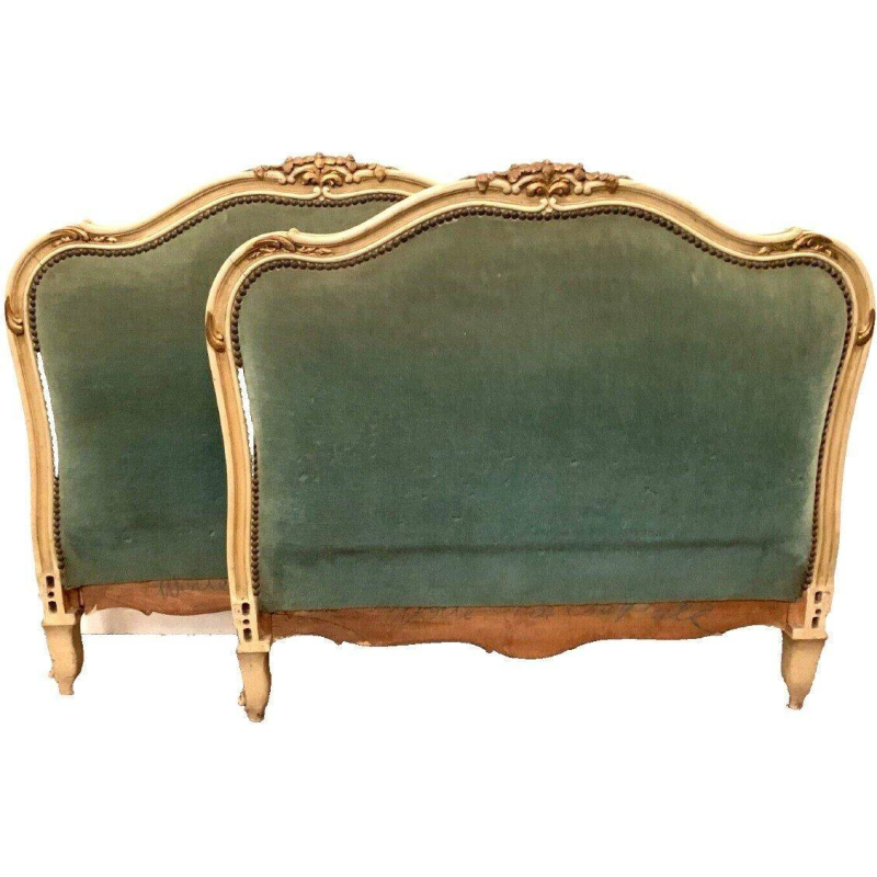 Louis XV style daybed in lacquered and gilded wood, 20th century