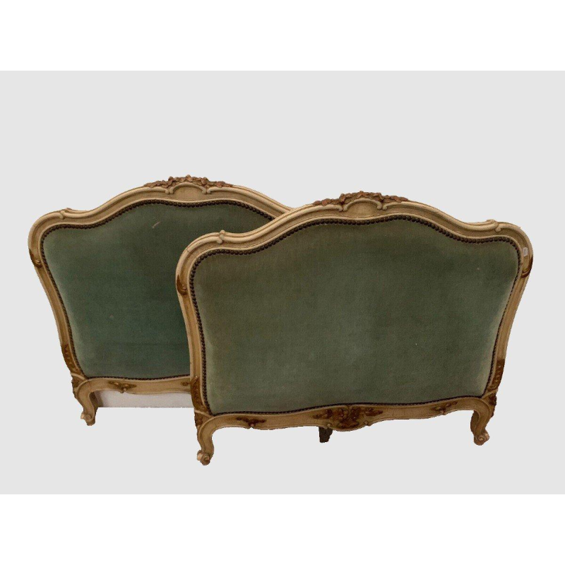 Louis XV style daybed in lacquered and gilded wood, 20th century