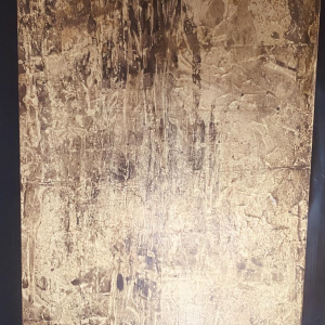 Japanese coffee table, black and gold lacquered top, 20th century