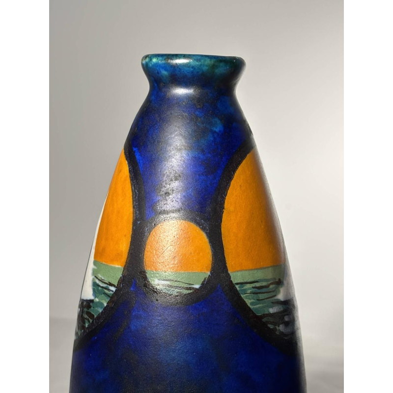 Louis Dage - Paar gesigneerde keramische vazen - Art Deco, circa 1925-1935