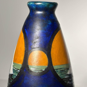 Louis DAGE - Paire de vases en céramique signés - Art Déco, vers 1925-1935