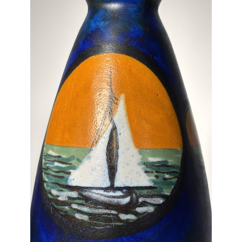 Louis Dage - Paar gesigneerde keramische vazen - Art Deco, circa 1925-1935