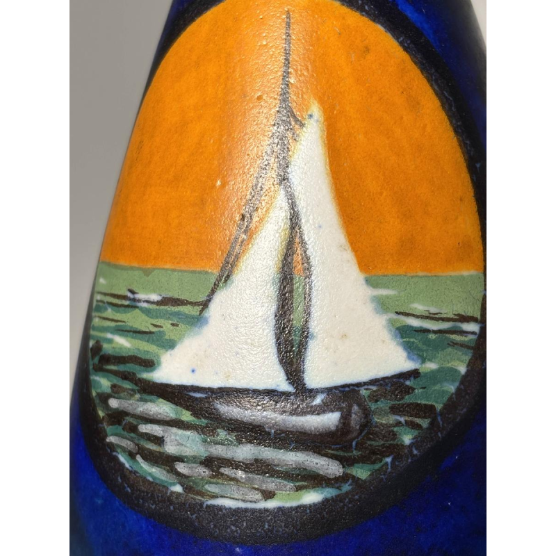 Louis DAGE - Pair of signed ceramic vases - Art Deco, circa 1925-1935