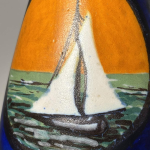 Louis DAGE - Pair of signed ceramic vases - Art Deco, circa 1925-1935