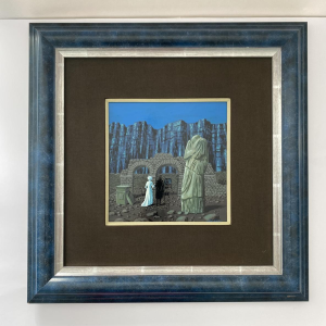 Gaston Bogaert "De betovering van de nacht", een surrealistisch schilderij