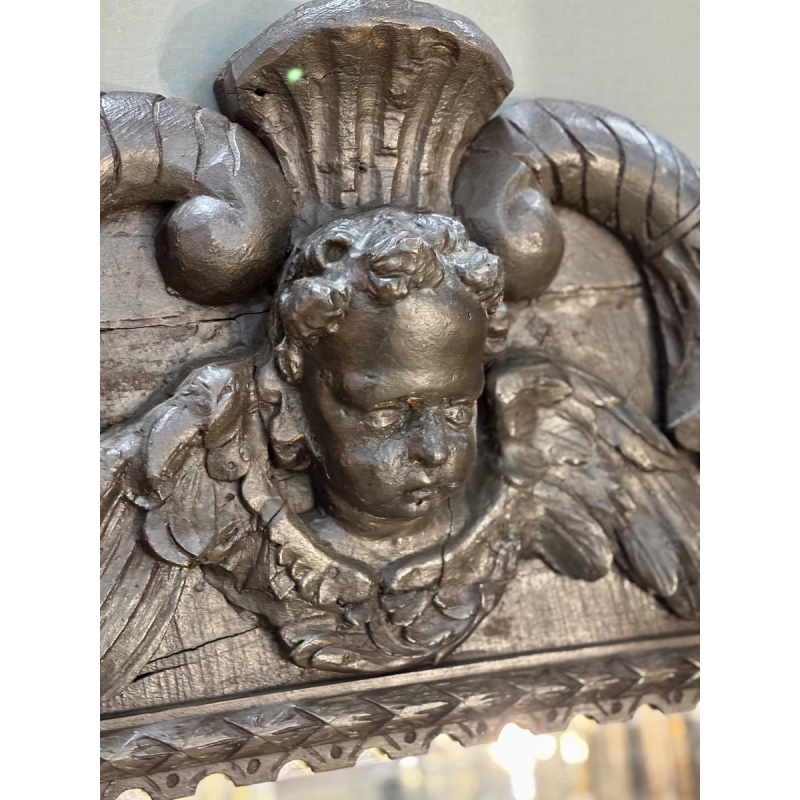 Miroir d'apparat au putto et dauphins - France ou Allemagne - XVIIIe siècle