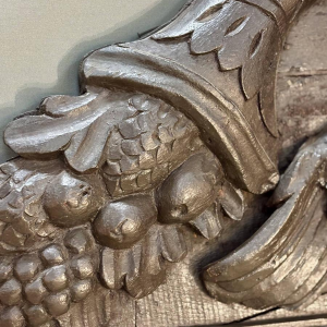 Decoratieve spiegel met putto en dolfijnen - Frankrijk of Duitsland - 18e eeuw