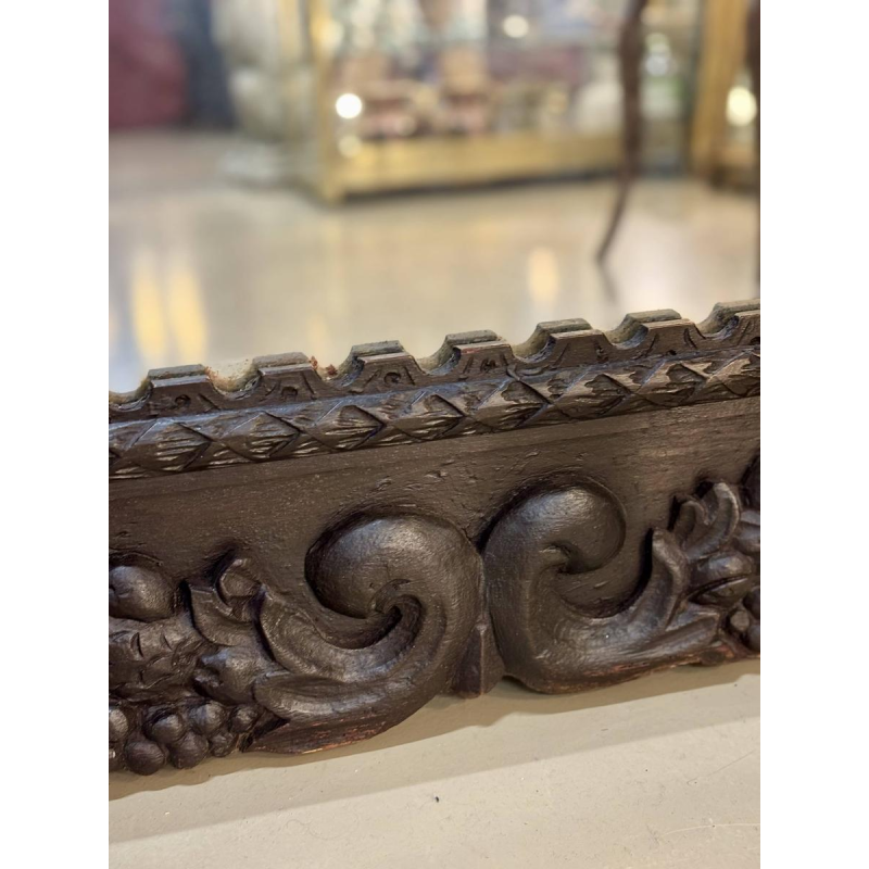 Decorative mirror with putto and dolphins - France or Germany - 18th century