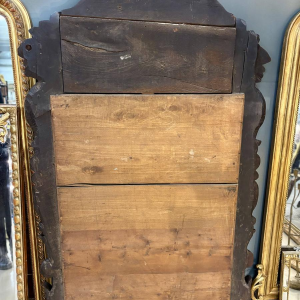 Decorative mirror with putto and dolphins - France or Germany - 18th century