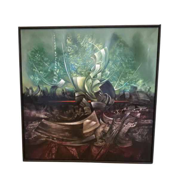 Jacques Zimmermann, abstract painting, oil on canvas, 2009