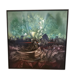 Jacques Zimmermann, abstract painting, oil on canvas, 2009